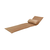 Perne pentru Banca Transformabila in Sezlong Solana, 2 in 1, Transilvan, 2 Piese, Material Plush, 100x65x4 cm si 200x65x2 cm, Maro