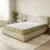 Saltea Premier Plus, SweetSleep, Arcuri Bonell, Fermitate Ridicata, Textil Ecologic, Fata Vara si Iarna, Bumbac Natural si Lana, Transilvan, 140x200x24 cm, Alb-Gri