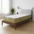 Saltea Premier Plus, SweetSleep, Arcuri Bonell, Fermitate Ridicata, Textil Ecologic, Fata Vara si Iarna, Bumbac Natural si Lana, Transilvan, 90x200x24 cm, Alb-Gri