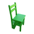 Ladder Chair, 2 in 1, Folding, Duplex, Solid Wood, Step Up, Transilvan, 90x42 cm, Green