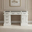 Birou Torino Collection, Transilvan, 6 Sertare, 1 Dulap, MDF si Lemn Masiv, 140x65x81 cm, Alb 