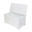 Storage Box Lia, Transilvan, Solid Wood, 74x41x39 cm, Grey