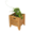 Cutie din lemn pentru flori, Transilvan, Flora, 39x36x42 cm, Maro