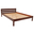 Double Bed Sally, Transilvan, Solid Wood, Model 3/1, 140x200 cm, Lacquered