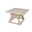 Table Spring, Transilvan, Premium, Solid Wood, Elegant Carved Design, 105x105 cm, White
