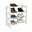 Shoes Shelf, Tofi, Transilvan, 4 Levels, Solid Wood, 85x30x80 cm, Natural Wood