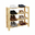 Shoes Shelf, Tofi, Transilvan, 4 Levels, Solid Wood, 85x30x80 cm, Natural Wood