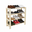 Shoes Shelf, Tofi, Transilvan, 4 Levels, Solid Wood, 85x30x80 cm, Natural Wood