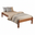 Single Bed Sally, Transilvan, Solid Wood, Model 1/1, 90x200 cm, Lacquered