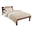 Single Bed Sally, Transilvan, Solid Wood, Model 3/1, 90x200 cm, Natural Wood