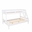 Clone of Bunk Bed Alexandra, Transilvan, Solid Wood, Height 155 cm, 3 People, 80/120x200 cm, Walnut