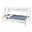 Bunk Bed Sandra, Transilvan, Solid Wood, 3 People, 80/120x200 cm, Lacquered