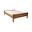 Clone of Clone of Clone of Clone of Clone of Double Bed Sally, Transilvan, Solid Wood, Model 2/2, 140x200 cm, Natural Wood