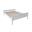 Clone of Clone of Clone of Clone of Clone of Double Bed Sally, Transilvan, Solid Wood, Model 2/2, 140x200 cm, Natural Wood