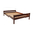 Clone of Clone of Clone of Clone of Clone of Double Bed Sally, Transilvan, Solid Wood, Model 2/2, 140x200 cm, Natural Wood