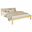 Double Bed Sally, Transilvan, Solid Wood, Model 3/1, 180x200 cm, Lacquered
