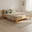 Double Bed Sally, Transilvan, Solid Wood, Model 3/1, 180x200 cm, Natural Wood
