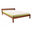 Double Bed Sally, Transilvan, Solid Wood, Model 3/1, 180x200 cm, Walnut