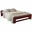Double Bed Dumbo, Transilvan, Solid Wood, Model 2/1, 160x200 cm, Cherry