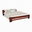 Double Bed Dumbo, Transilvan, Solid Wood, Model 3/1, 160x200 cm, Walnut