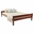 Double Bed Sally, Transilvan, Solid Wood, Model 2/2, 160x200 cm, Cherry