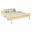 Double Bed Sally, Transilvan, Solid Wood, Model 2/2, 160x200 cm, Cherry