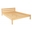 Double Bed Sally, Transilvan, Solid Wood, Model 3/1, 140x200 cm, Natural Wood