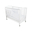 Clone of Baby Bed, BabyDreams, Clasico, Drawer, Solid Wood, Italian Design, 133x71x106 cm, White 