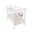 Baby Bed, BabyDreams, Cuore Api, Drawer, Solid Wood, Italian Design, 133x71x106 cm, White