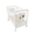 Baby Bed, BabyDreams, Cuore Balu, Drawer, Solid Wood, Italian Design, 133x71x106 cm, White