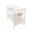 Baby Bed, BabyDreams, Cuore Elefantino Vivo, Drawer, Solid Wood, Italian Design, 133x71x106 cm, White