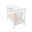 Baby Bed, BabyDreams, Cuore Notte, Drawer, Solid Wood, Italian Design, 133x71x106 cm, White