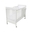 Patut Bebe din Lemn Masiv, BabyDreams Clasico cu Sertar, 133x71x106 cm, Alb, Design Elegant Italia