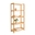 Shelf Elisse, Transilvan, 5 Levels, Solid Wood, 80x39x165 cm, White