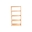 Shelf Elisse, Transilvan, 5 Levels, Solid Wood, 80x39x165 cm, White