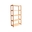 Shelf Elisse, Transilvan, 5 Levels, Solid Wood, 80x39x165 cm, Grey
