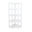 Transilvan polcrendszer, Elisse, 5 polcos, Belső sarok, 60x60x165 cm, Fehér