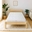 Mattress SweetDreams, Transilvan, Orthopedic, Hypoallergenic, Bonnell Spring, Air Ventilation Button, Textile Ecologic, 90x200x20 cm, White