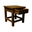 Kids Chair Minnie, Transilvan, with Drawer, Solid Wood, 28x30x28 cm, Walnut