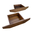 Set 2 Drawers for Hugo Transformable Table, Coffee Table & Dining Table, 2 in 1, Transilvan, Solid Wood, 62x33x12 cm, Natural Wood