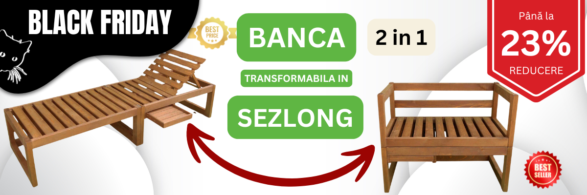 Banca tip sezlong
