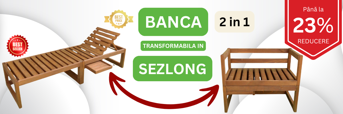 Banca tip sezlong