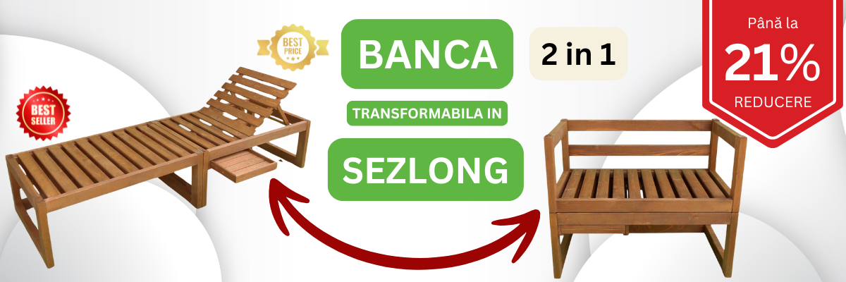 Banca tip sezlong